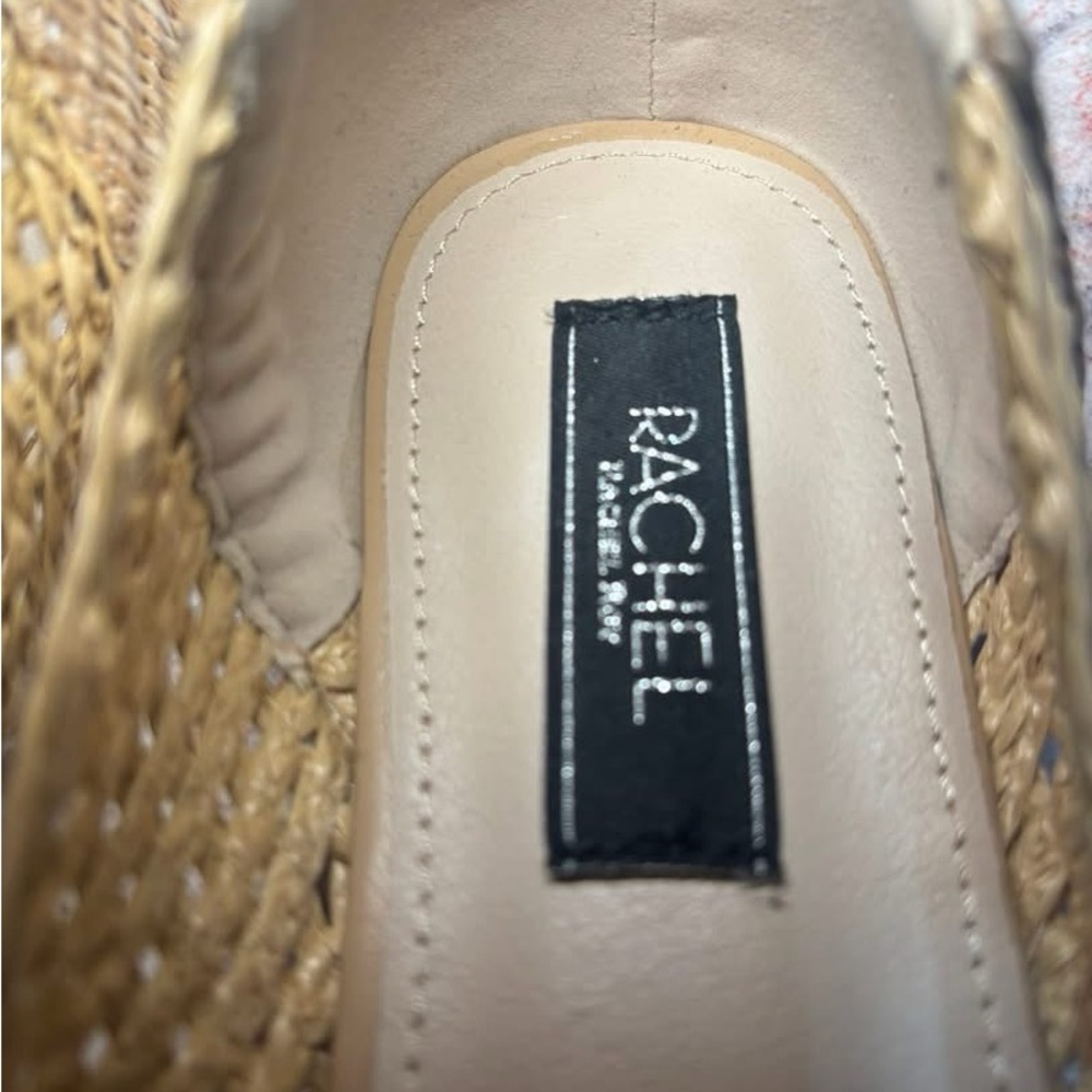 New Women's Beige Rachel Roy  Woven Flats - Picture 3 of 4